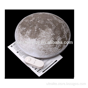 LED Auto Wall Moon Lamp With Remote Control